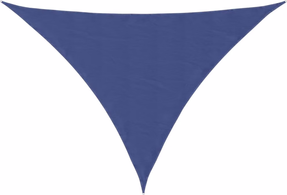 Parasole a Vela Oxford Triangolare 4x5x6,4 m Blu