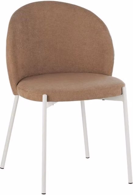 Set di 4 Sedie Shelly In Tessuto 320gr Beige Scuro Dimensione 55x45x80cm