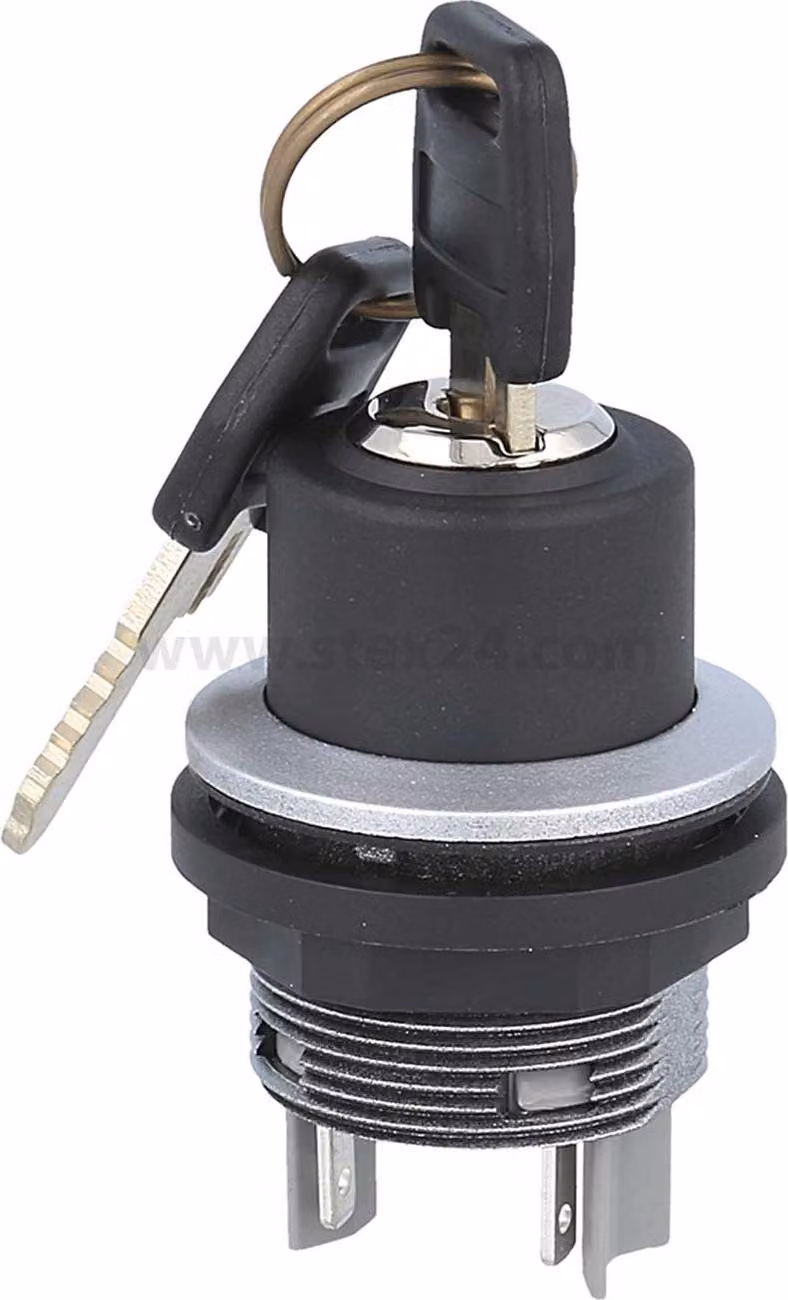 Georg Schlegel Chiave a scatto, 1S rotonda, SHORTRON Connettore piatto 2,8 mm x 0,8 mm - 1 pezzo