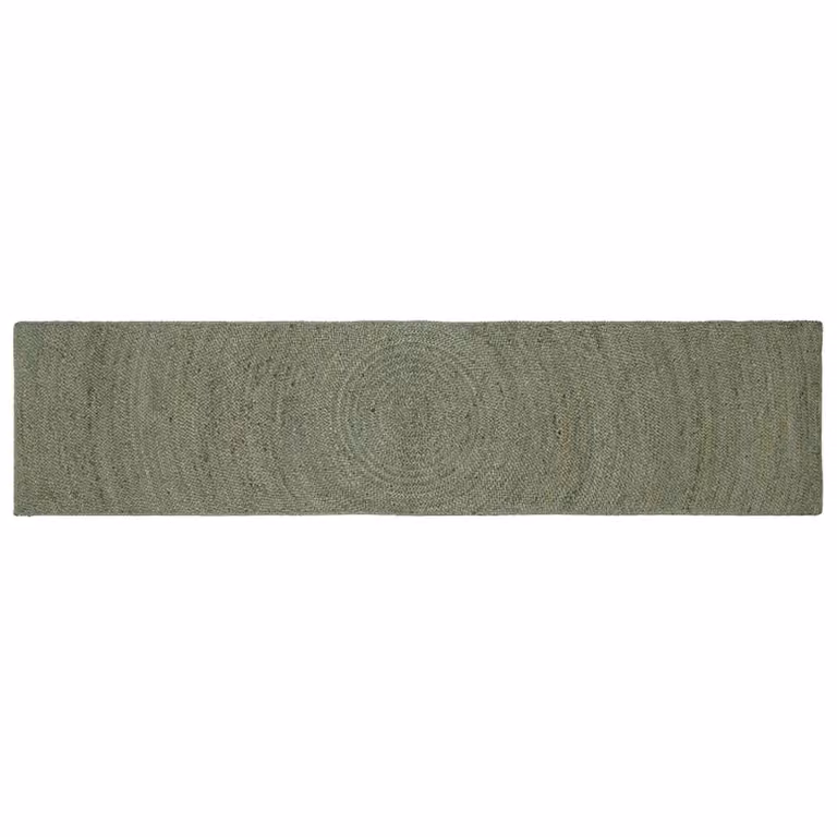 Tappeto in juta vidaXL verde per area living, L 60 cm x P 200 cm