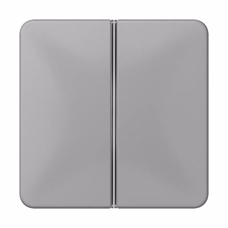 Jung CD402TSAGR Set di pulsanti doppio, completamente grigio