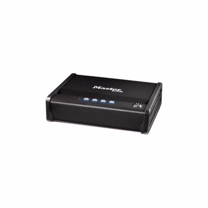 Master Lock MLD08E Cassaforte Compatta con Combinazione Elettronica in Acciaio, colore Nero – 2
