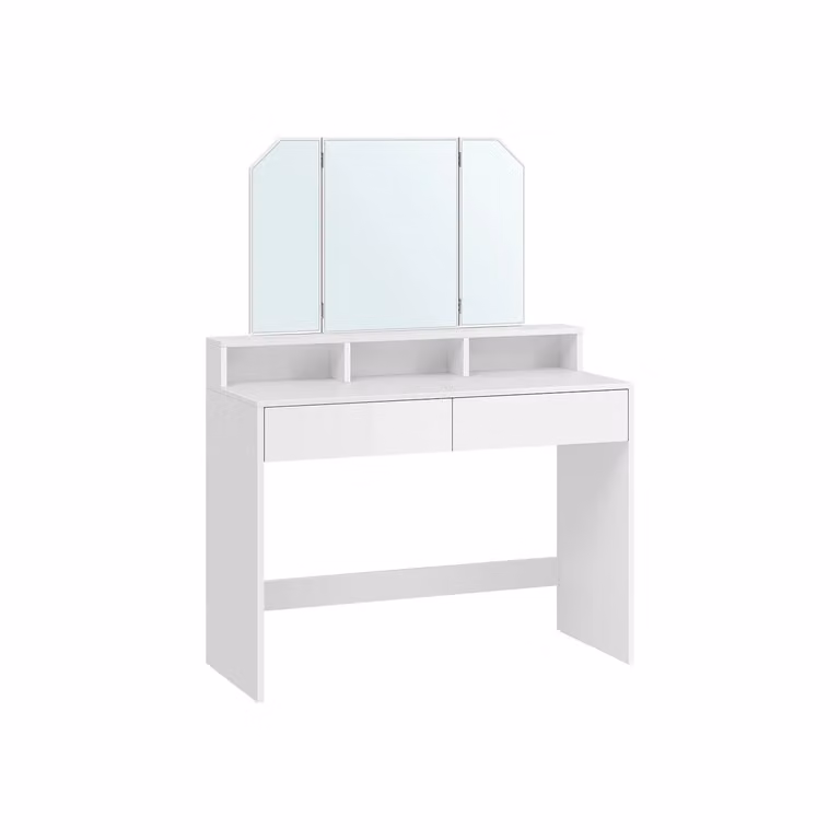Stile Moderno Toeletta con Specchio Pieghevole