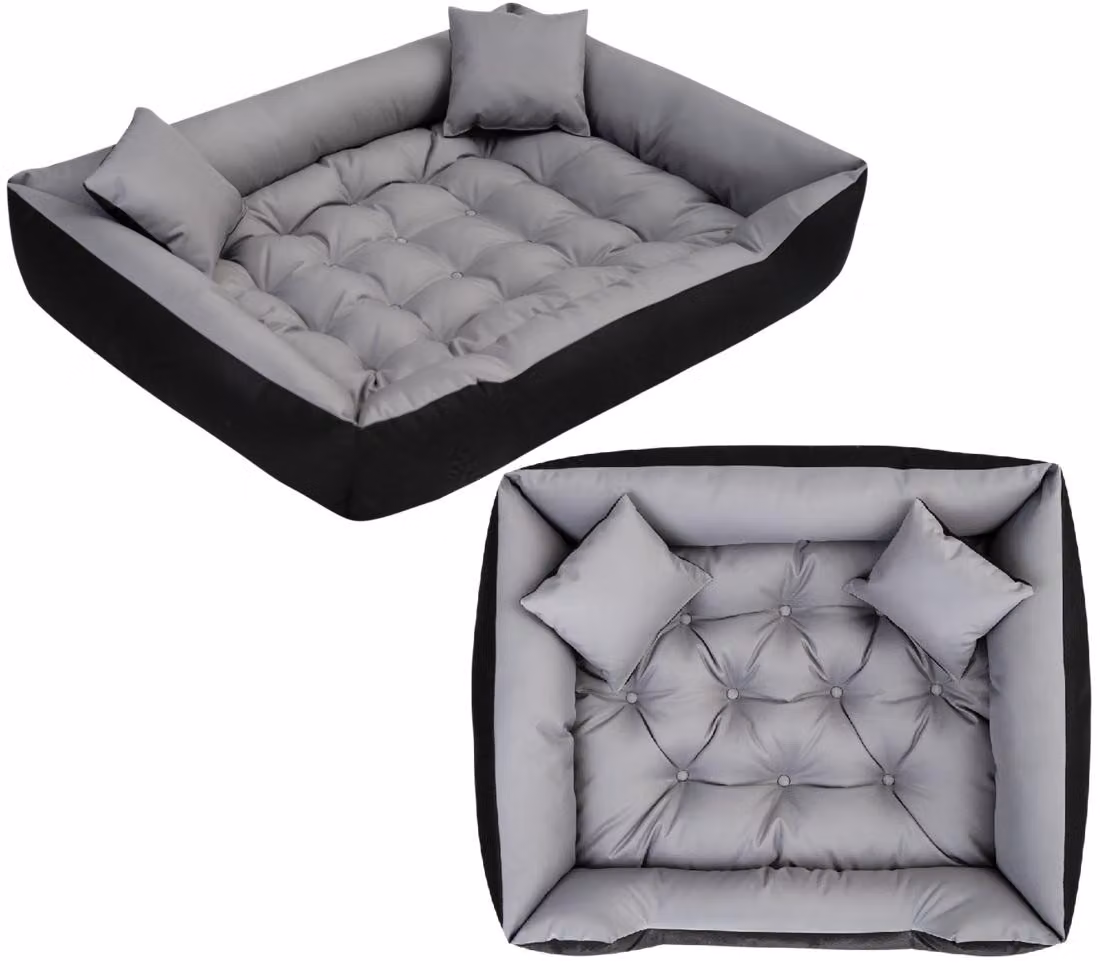 Letto per cani ECCO 130x105 cm impermeabile grigio