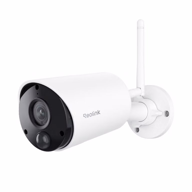 Reolink Akku telecamera di sorveglianza Aussen Argus Eco, 1080p HD, con PIR-Bewegungsmelder, SD-Kartenslot (fino a 128GB), 2,4GHz WiFi, IR-Nachtsicht, Zeitraff