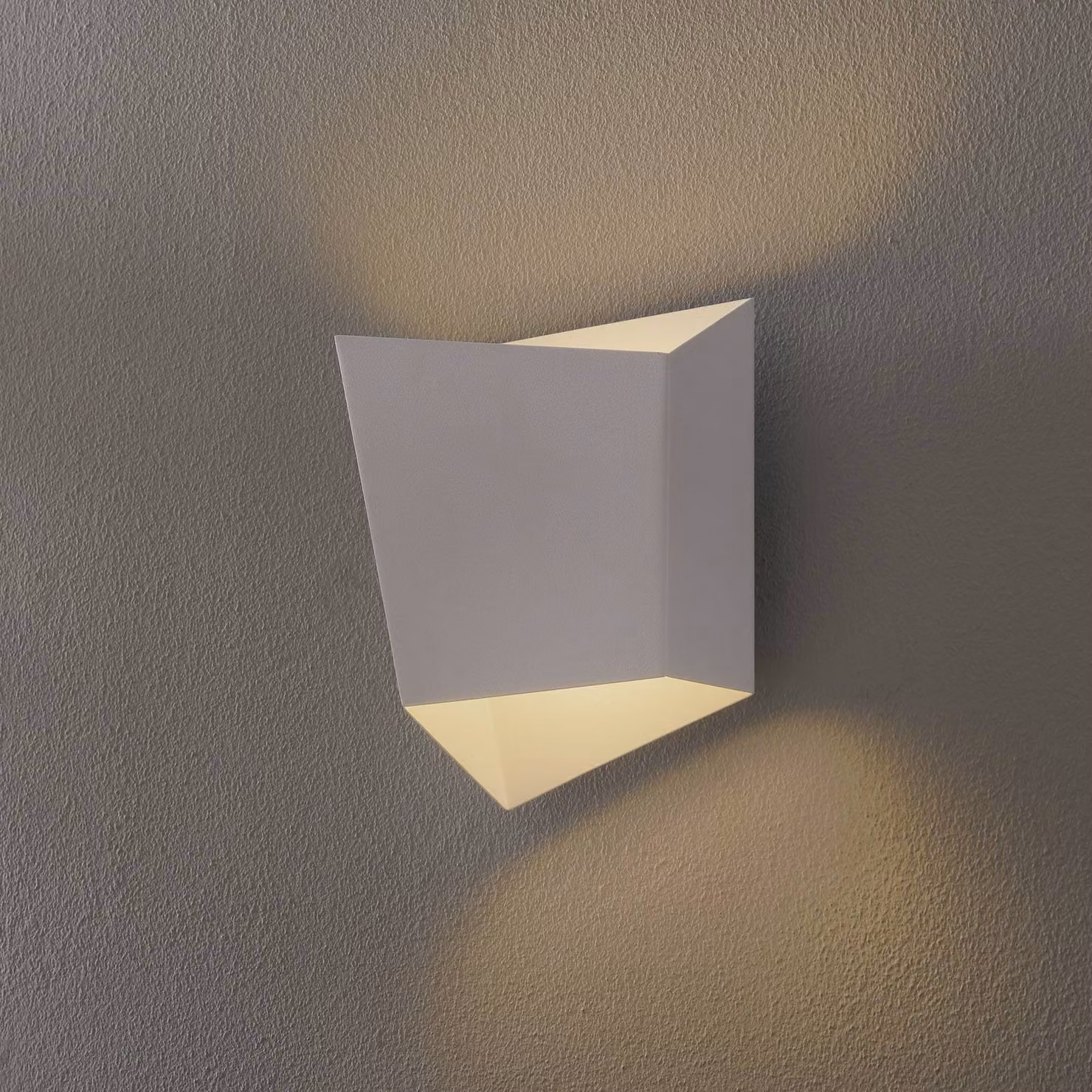 Mantra Iluminación Applique da parete Asimetric, dimmerabile, Bianco / Opale, Soggiorno / Sala da pranzo, Metallo, Moderno, Applique