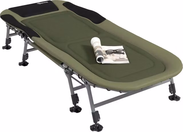 Letto da campo Minimal verde L 200 x P 85 x H 40-55 cm