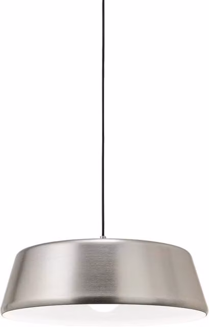 Lampada a Sospensione Blanca Gealuce in Alluminio Design Moderno, Colore Argento e Bianco, Attacco E27 Max 60W – 1