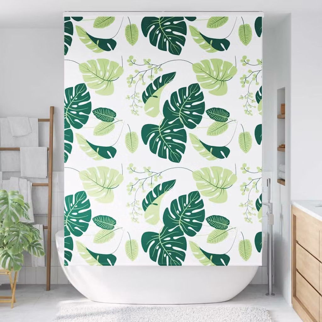 Tenda a Rullo Doccia Cassonetto 160x240 cm Larghezza Tessuto