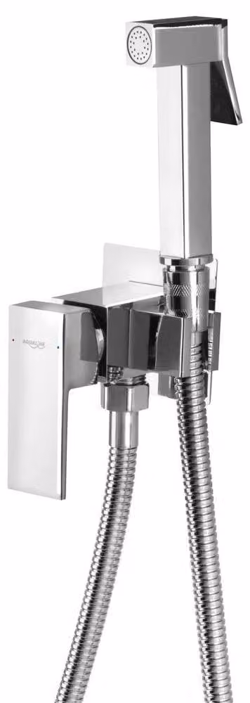 Aqualine Bidet - Miscelatore per bidet ad incasso con doccia, cromo SK301