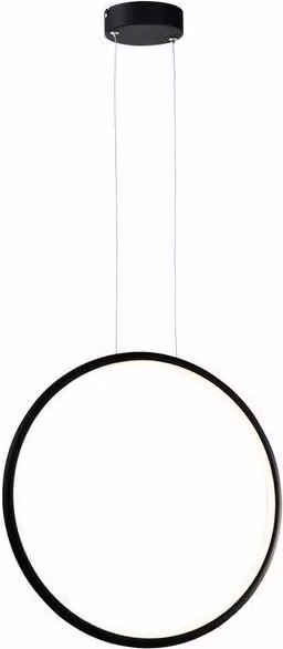 Lampada a sospensione LED Ragi nera 24W, bianco neutro, 1920 lm, acrilico, dimensioni: 120x43x12 cm, IP20, Reality