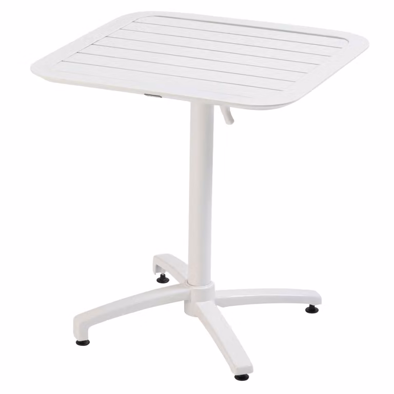 Tavolo reclinabile 70 x 70 cm bianco - Oviala Almada