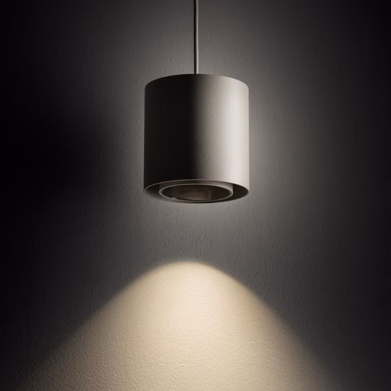 Lampada a sospensione Nowodvorski Point 1 GU10, grigio seta