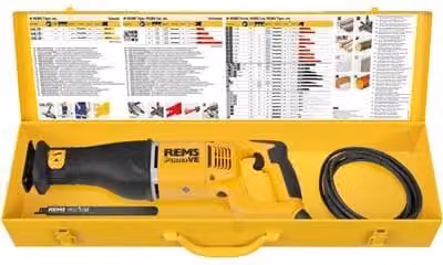 Seghetto elettrico universale Rems modello Puma V da 1300 W giallo