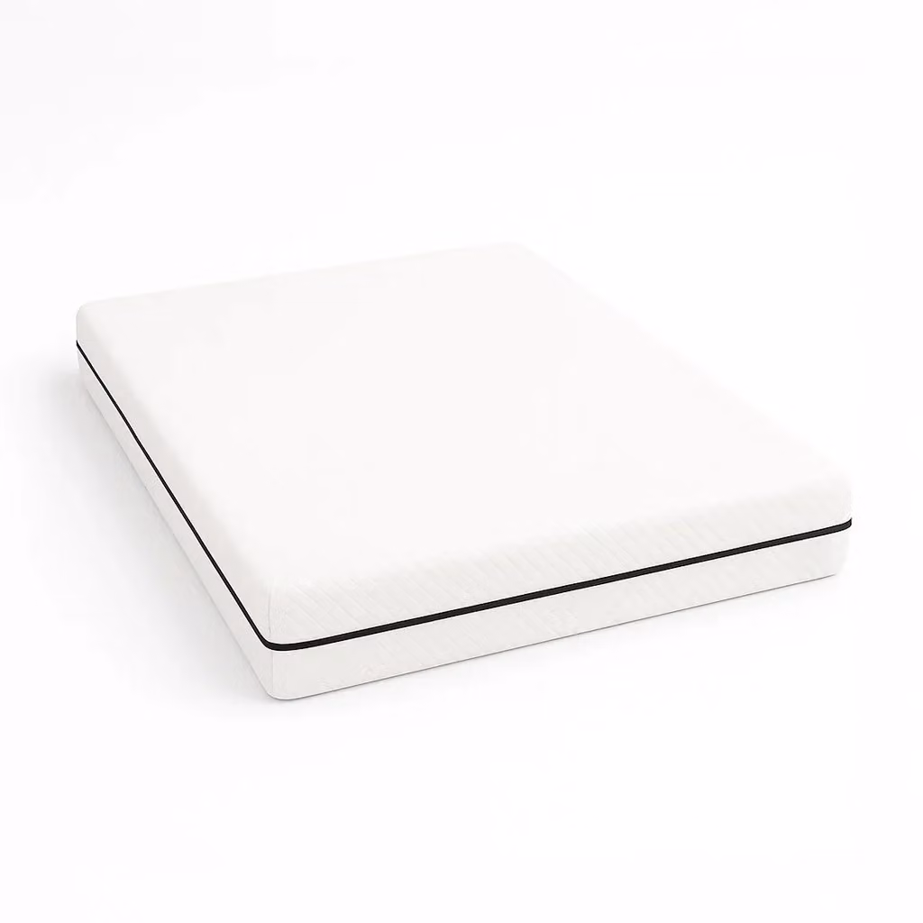 Materasso Ibrido The White Stone Bianco con Memory Foam e Molle Insacchettate, Antibatterico e Arrotolabile, L/P/H: 80 x 190 x 24 cm – 2