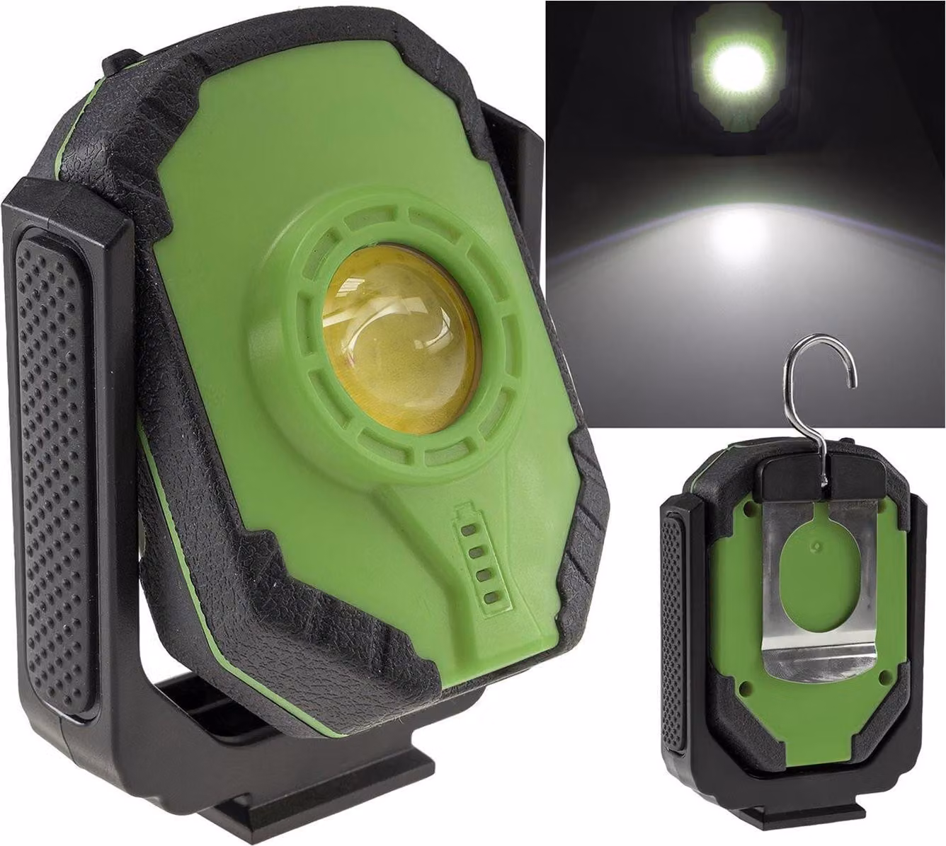 ChiliTec Luce da lavoro ricaricabile a LED, 15W, 1000lm, IP44
