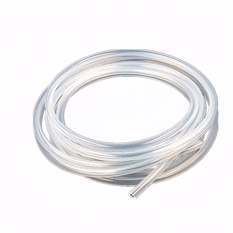 Tubo in silicone trasparente, diametro interno 6 mm, diametro esterno 7 mm, lunghezza 3 metri