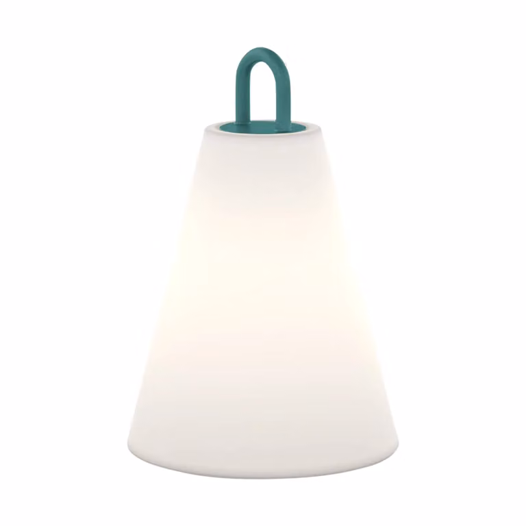 Wever & Ducré Lighting WEVER DUCRÉ Costa 1.0 Lampada decorativa a LED opalina/blu, Bianco / Opale, Plastica, Moderno