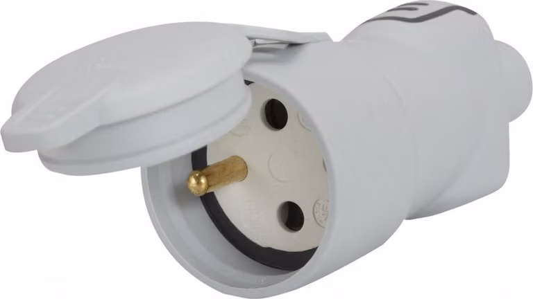 Spina elettrica femmina 2 poli + terra, 16 A, LEGRAND