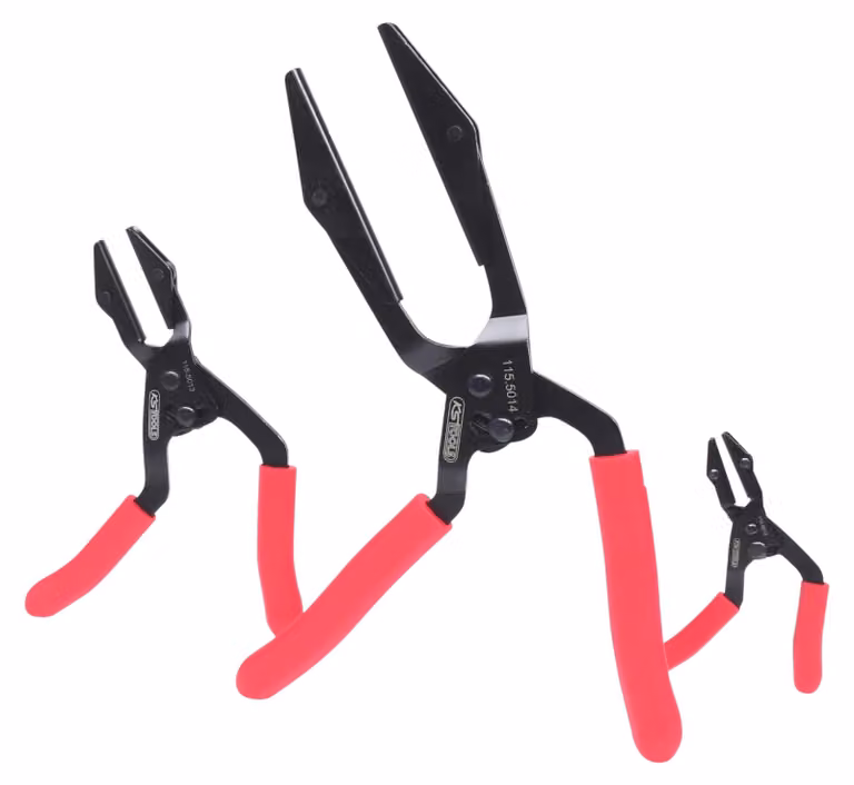 KS TOOLS Set di pinze per tubi flessibili, angolate, 3 pezzi ( 115.5010 )