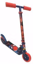 Monopattino per bambini Marvel Spiderman rosso con portata massima 50 kg