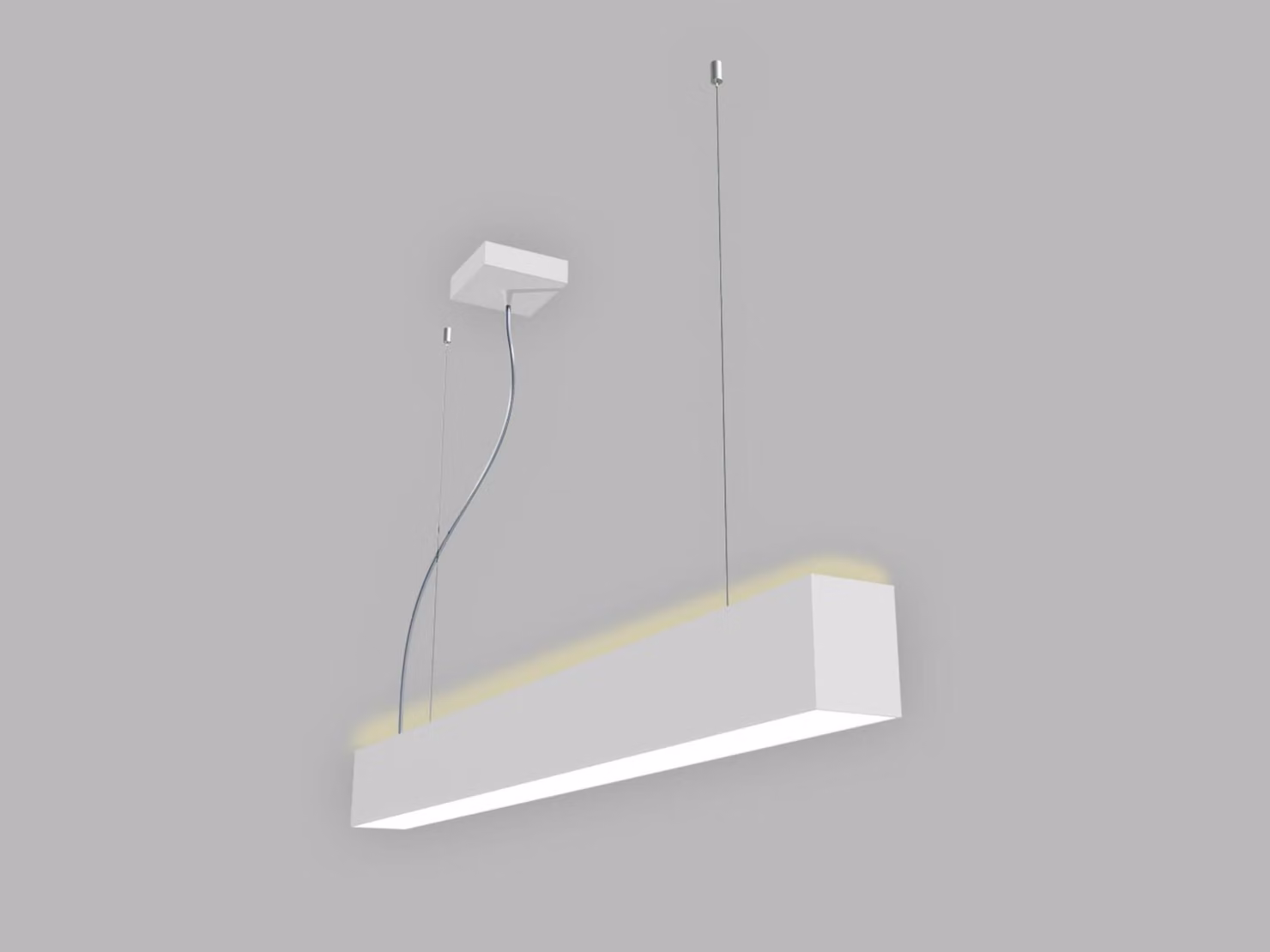 Apparecchio LED a sospensione LINO II P/N-Z CRI90 aura, Variante: LINO II P/N-Z, 900 mm, 18-24 W, 2520-3360 lm, bianco, 3CCT