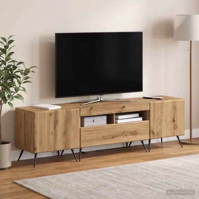 Mobile TV LED BREDA 3 pz Rovere Artigianale 3416933