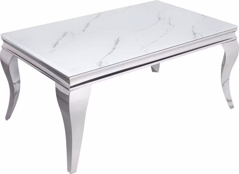 Tavolino da salotto 100 cm in marmo e vetro, design moderno per il soggiorno. ACQUISTA ORA