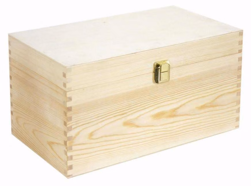 Portabottiglie vino legno naturale 4 bottiglie cm 35x20xh18