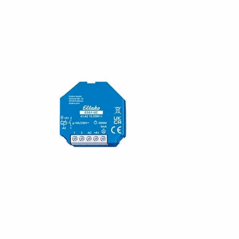 Interruttore a impulso ELTAKO UC, 1 contatto di chiusura, a potenziale zero, 10 A/250 V CA, 1 pz.