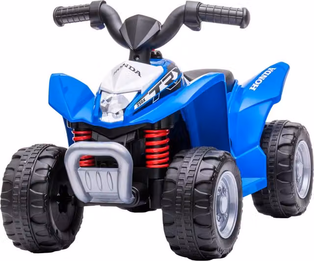 AIYAPLAY Quad Elettrico per Bambini con Luci LED e Clacson, Blu, L 65.5 cm x P 38.5 cm x H 43.5 cm – 1