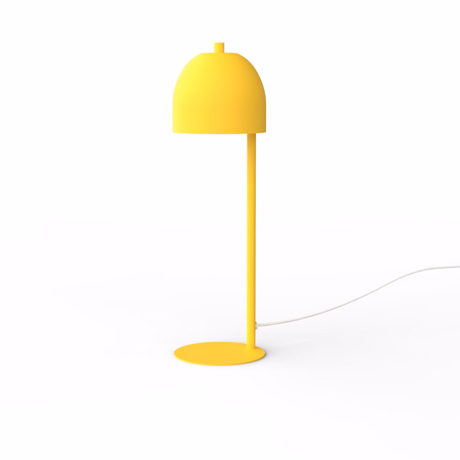 Lampada Da Tavolo Campanella Monocolore Opaca