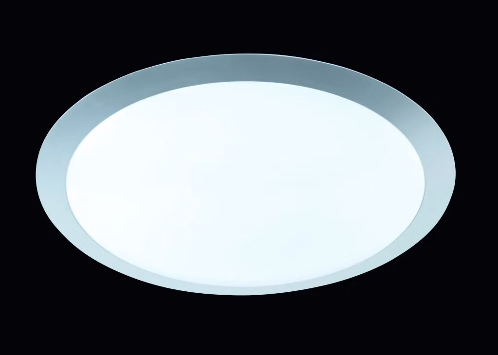 Plafoniera LED Trio Leuchten GD Trio Moderna Dimmerabile Bianco e Grigio Diametro: 42 cm – 2