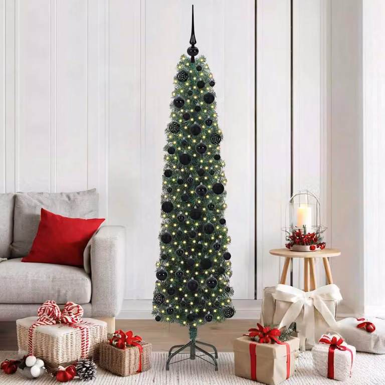 Maison Exclusive - Albero di Natale artificiale con 300 LED e supporto verde 180 cm