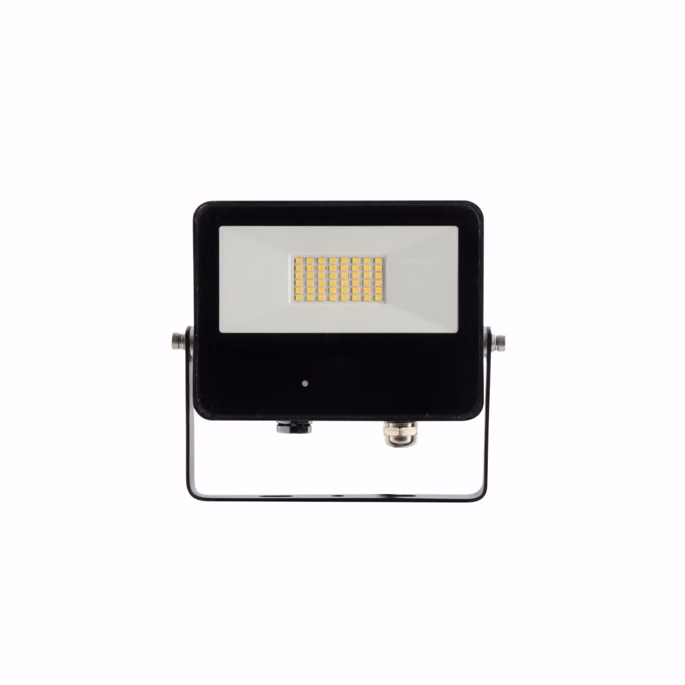 Faro a led SKY 30W IP65 con sensore integrato 4000k Nero