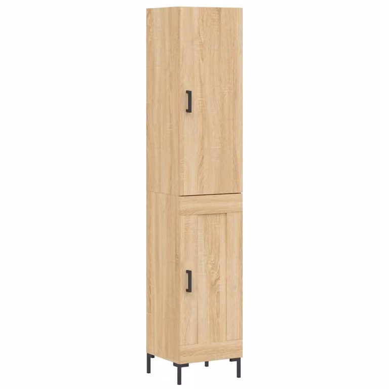 Credenza Rovere Sonoma 34,5x34x180 cm in Legno Multistrato