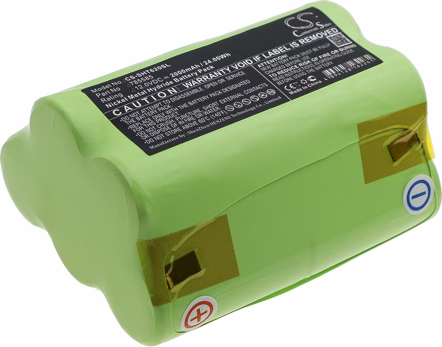 TECHTEK Batteria compatibile con [Soehnle] TESTUT T62 Type B250 sostituisce 785585
