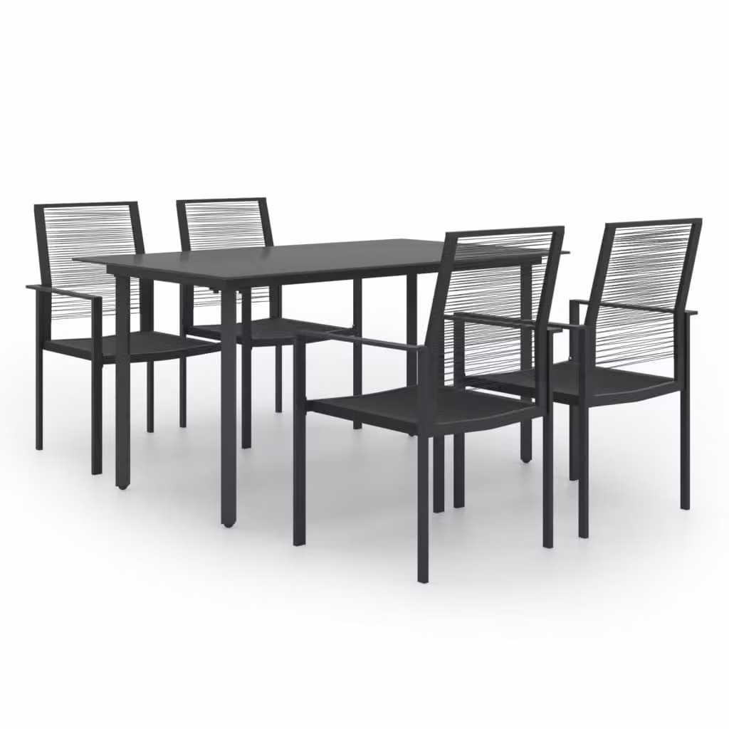 Maison Exclusive - Set da giardino per esterni, composto da 5 pezzi