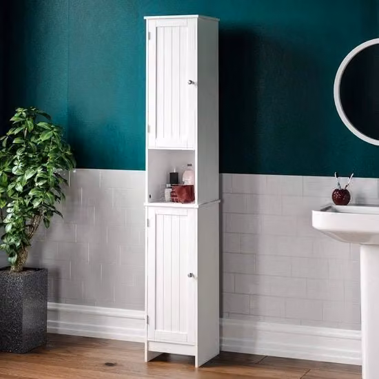 Cassa da bagno in legno bianco - Priano Modello: Priano