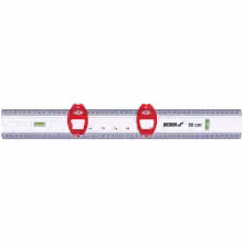 DEDRA Righello in alluminio lunghezza 50 cm, 2 livelle - ML2051