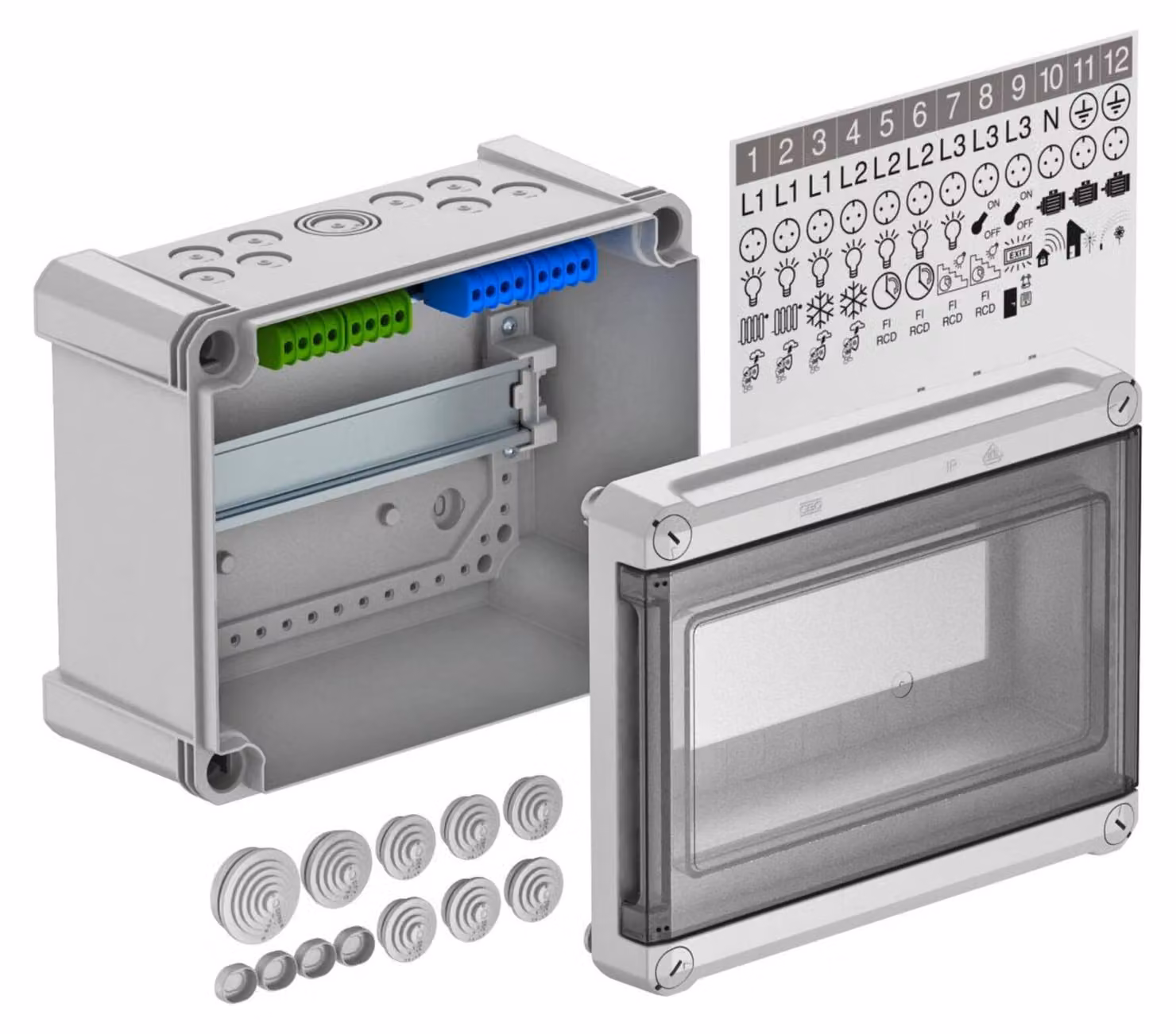 OBO Bettermann piccolo quadro di distribuzione per max