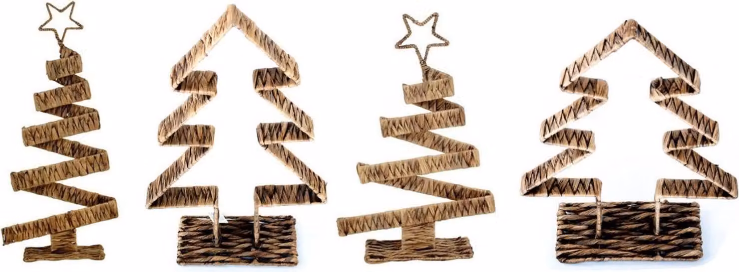 Albero decorativo natalizio Albero di Natale in alghe marine Albero di Natale Albero di Natale Decorazioni per l'albero