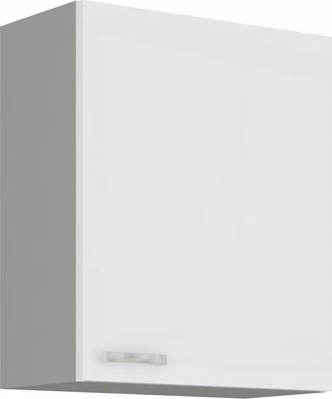 Armadietto superiore da cucina ULLERIKE - larghezza 60 cm, bianco / grigio