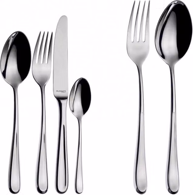 FUTURA, Posate Set 50 Pz, Scatola Wengè, Casa Bugatti