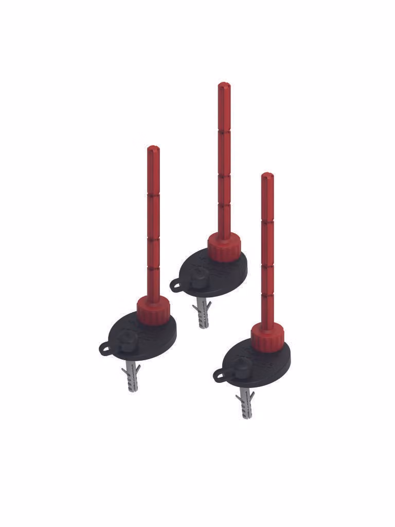 TECEdrainprofile Pieds de montage, pour tous les TECEdrainprofile Abläufe, 674000, 674000