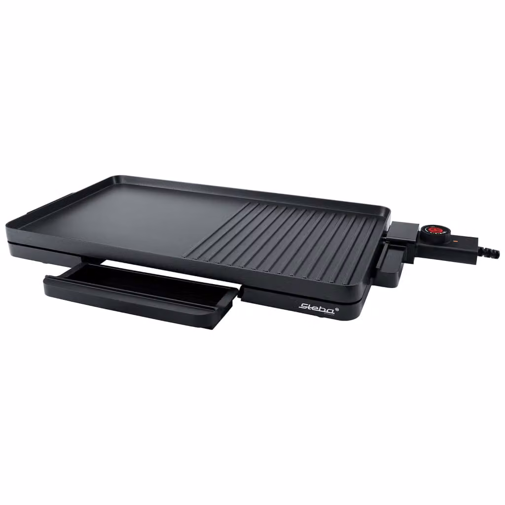 Steba VG 30 SLIM barbecue elettrico/ barbecue a gas/ barbecue a carbonella nero