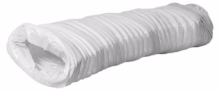 Tubo flessibile per ventilazione dell'aria, 110x55 mm - Tubo di scarico in PVC, 6 metri