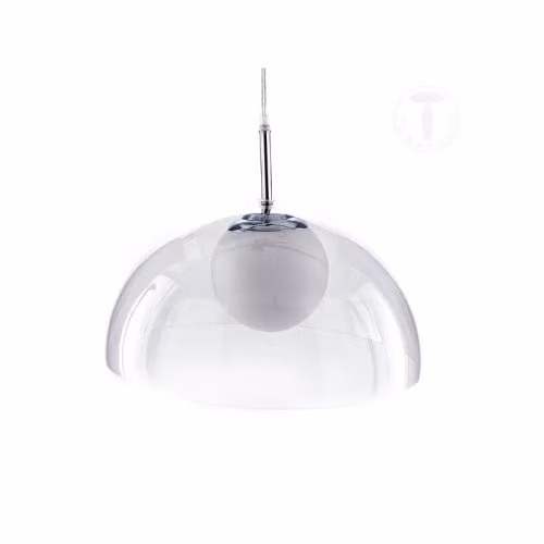 Lampadario Silty trasparente Tomasucci
