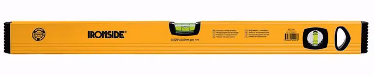 IRONSIDE 100231 Indicatore di livello dell'acqua in alluminio 40cm 2 fiale