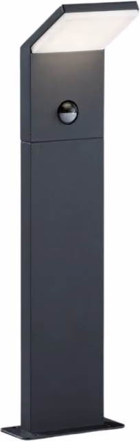 Paletto giardino PEARL LED 9W sensore antracite Trio
